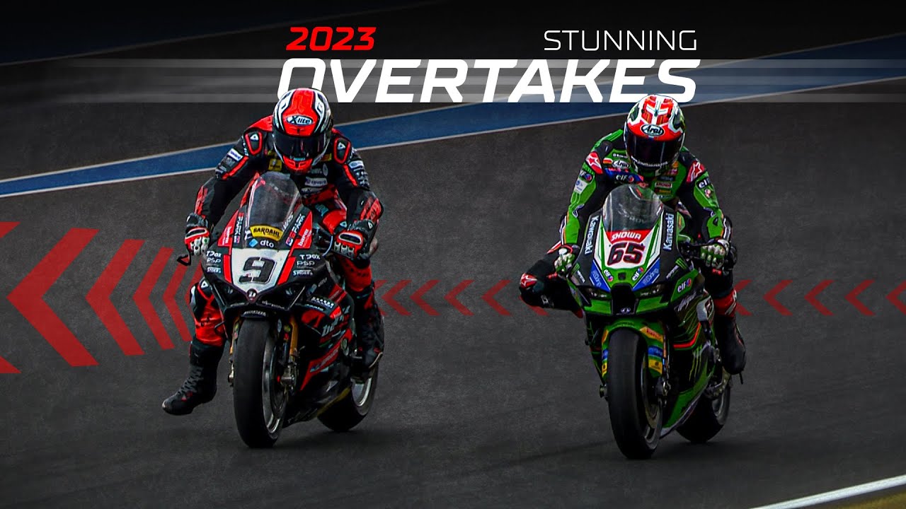 Самые лучшие обгоны незабываемой кампании WorldSBK 2023 года! 🔥