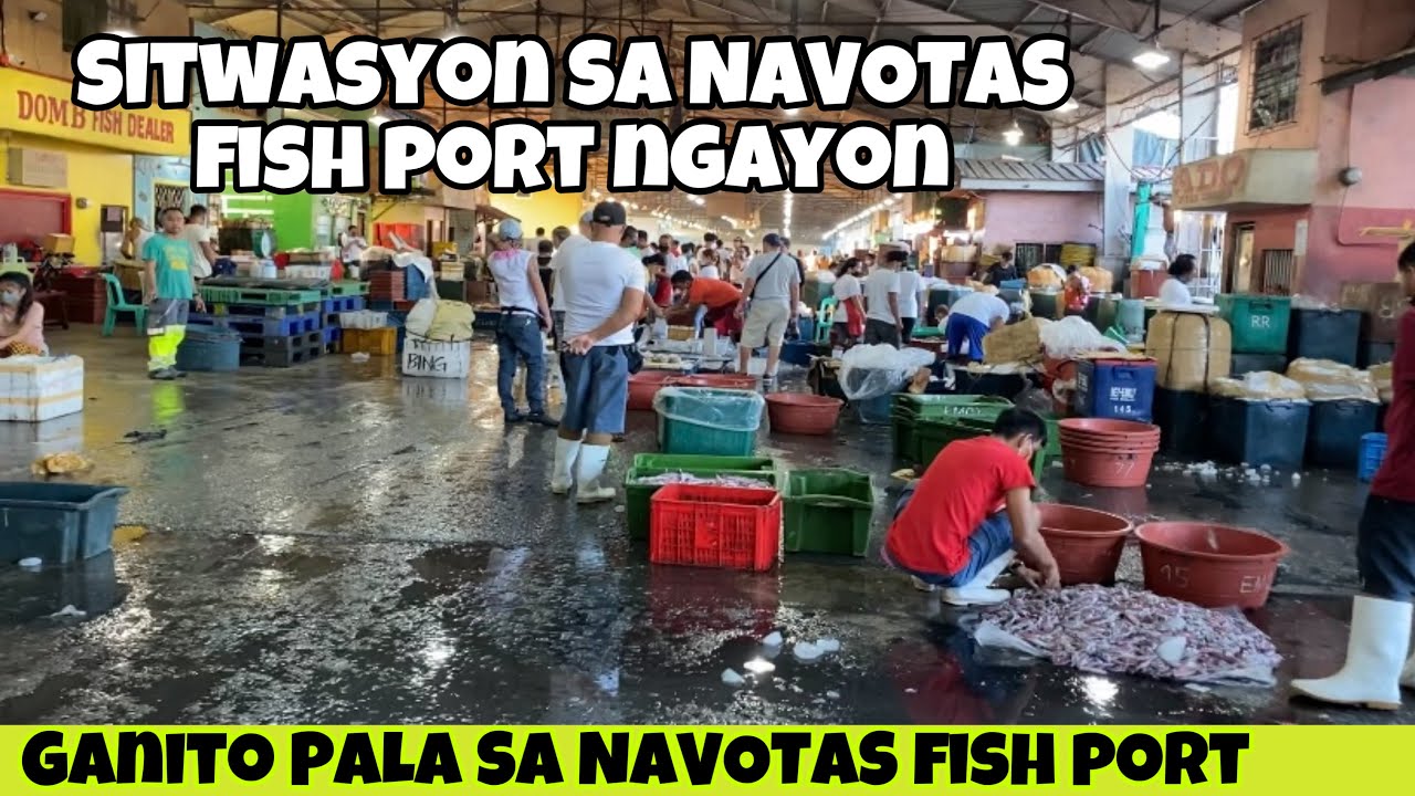 NAVOTAS FISH PORT & wet market tour + sea foods