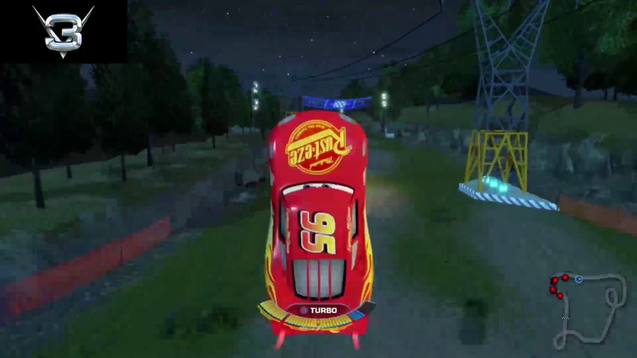 Rayo McQueen en la Pista de medianoche