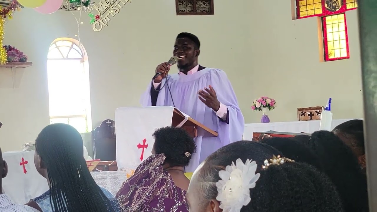 Christmas sermon by Jacob at St Mark Kakumba Wamala COU 