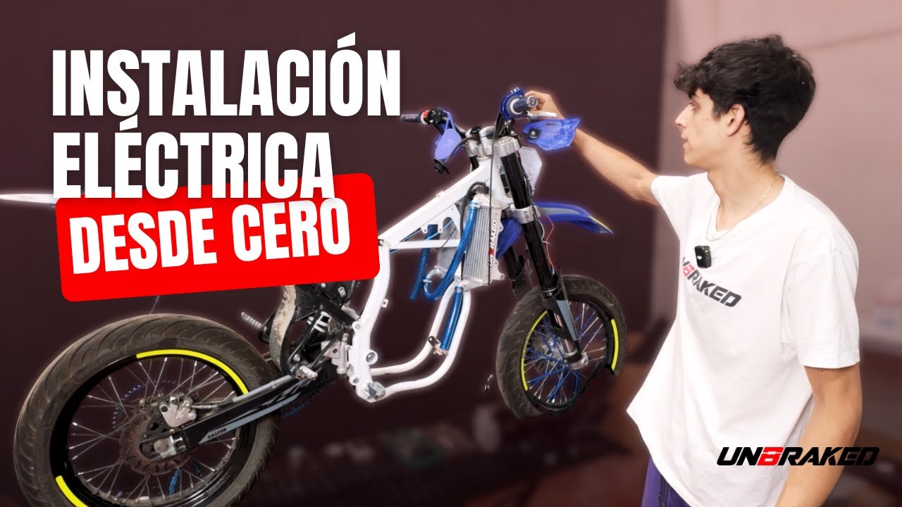Cómo hacer una INSTALACIÓN ELÉCTRICA SENCILLA para tu MOTO 🔧 (con batería, luces y paro)