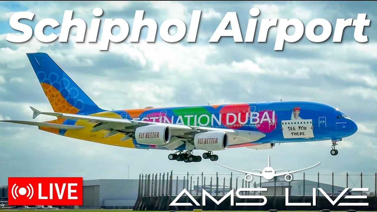 🔴 LIVE: PLANE SPOTTING at Amsterdam Schiphol Airport | Apr 4, 2026