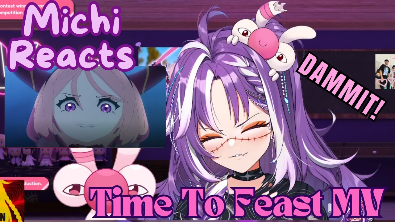 Michi Loses Her Mind Reacting to Mouse's New Song 