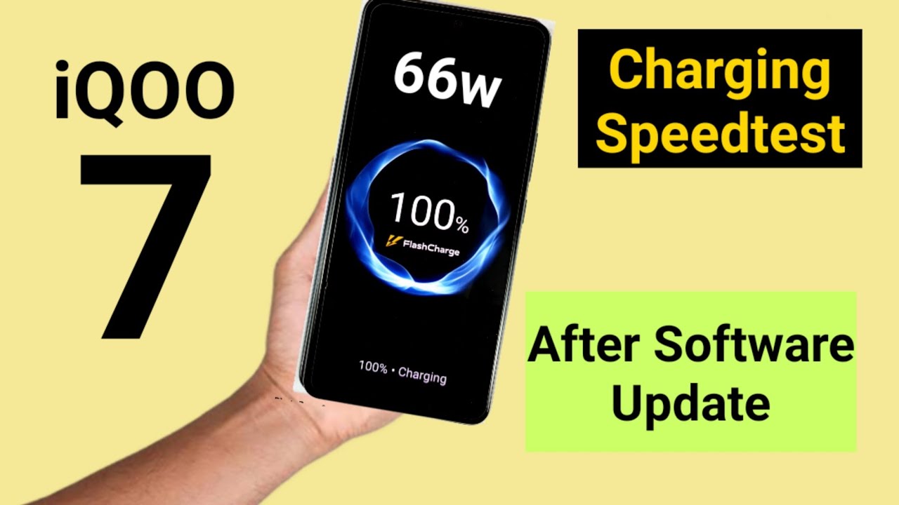 iQOO 7 Charging Speedtest After Software Update 🤷‍♂️🔥🔥