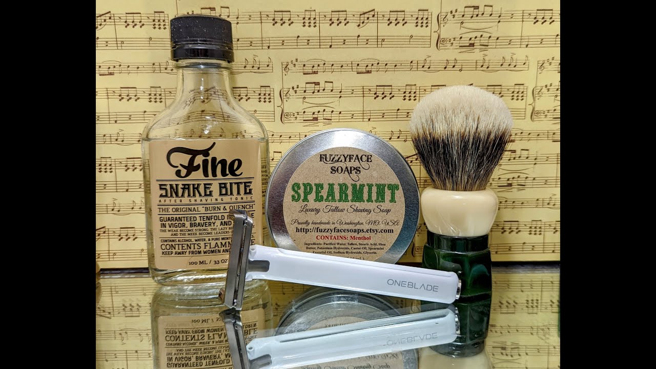 One Blade Hybrid, FuzzyFace Spearmint & Fine Snake Bite