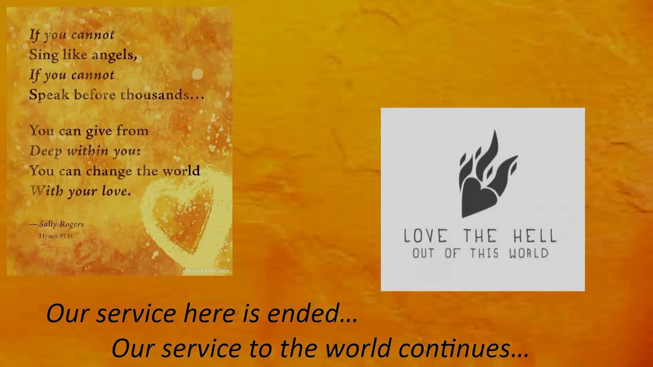 Unitarian Church of Hinsdale - Sunday Service 9.28.2025