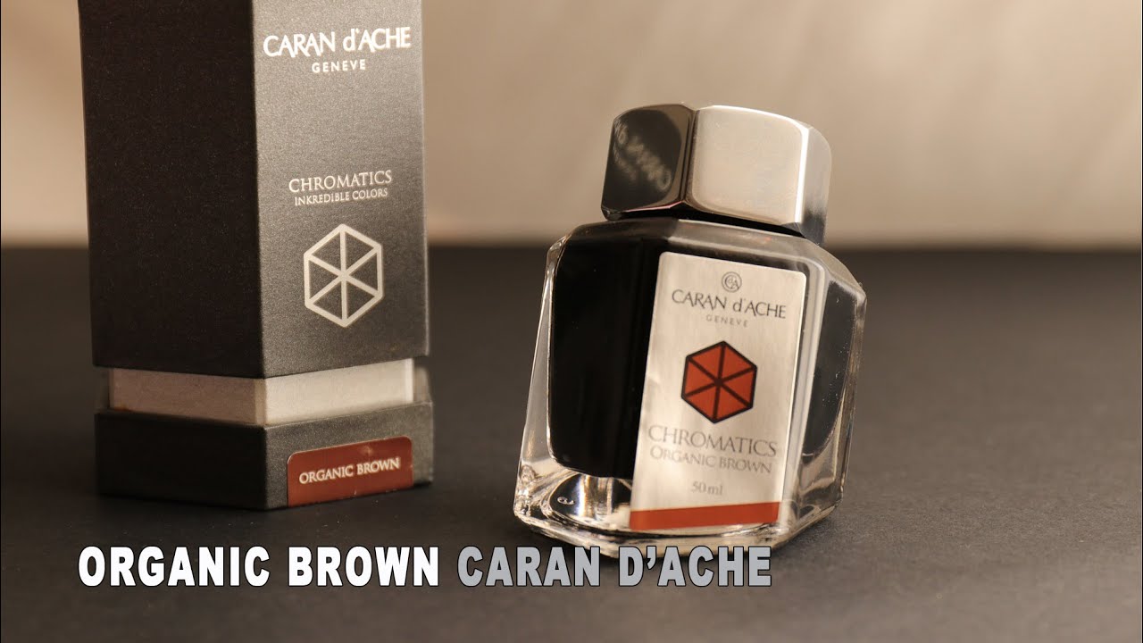 Caran D'Ache Organic Brown inchiostro test e recensione