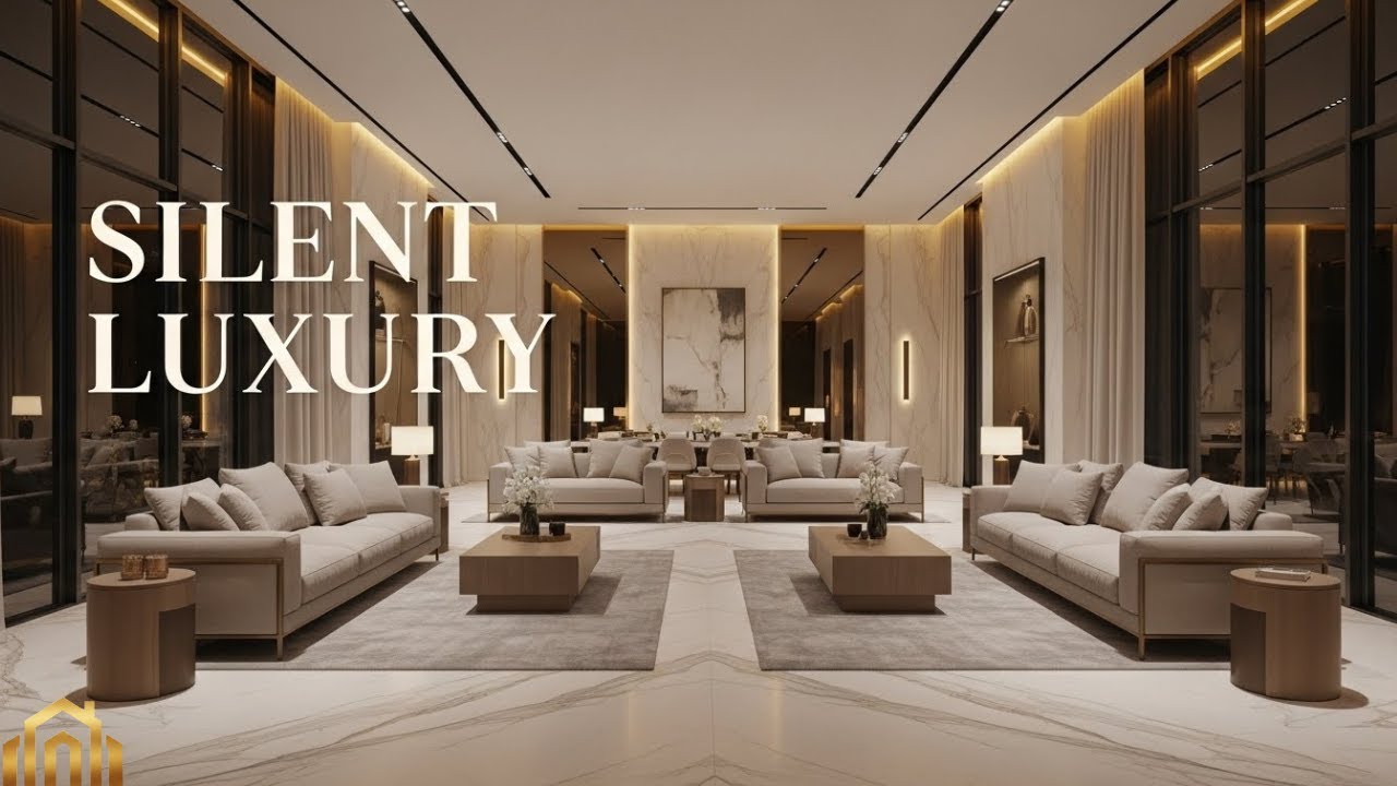 Modern Luxury Mansion Interior | Calm Cinematic Walkthrough