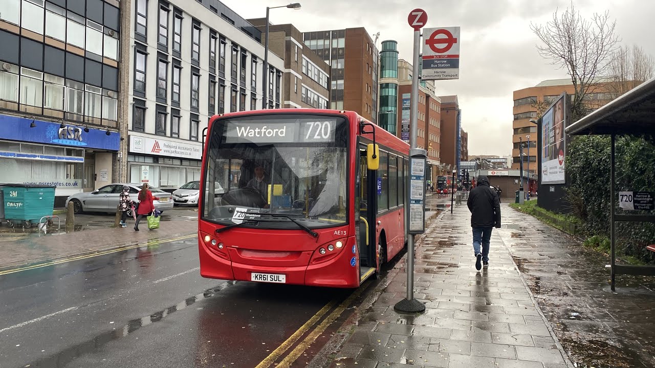 London Overground Rail Replacement Route 720@AE13/KR61 SUL (Harroww - Watford)