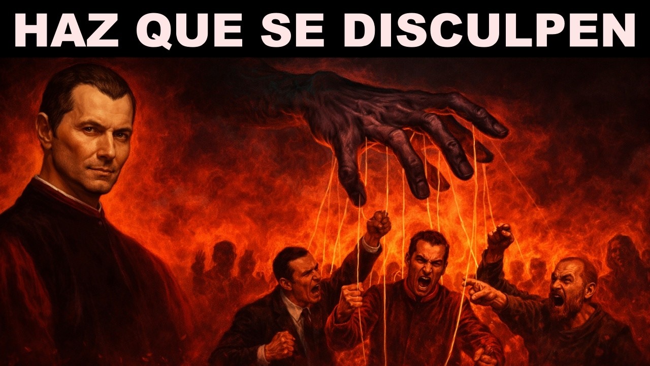 6 trucos verbales de Maquiavelo para hacer que una persona agresiva se disculpe