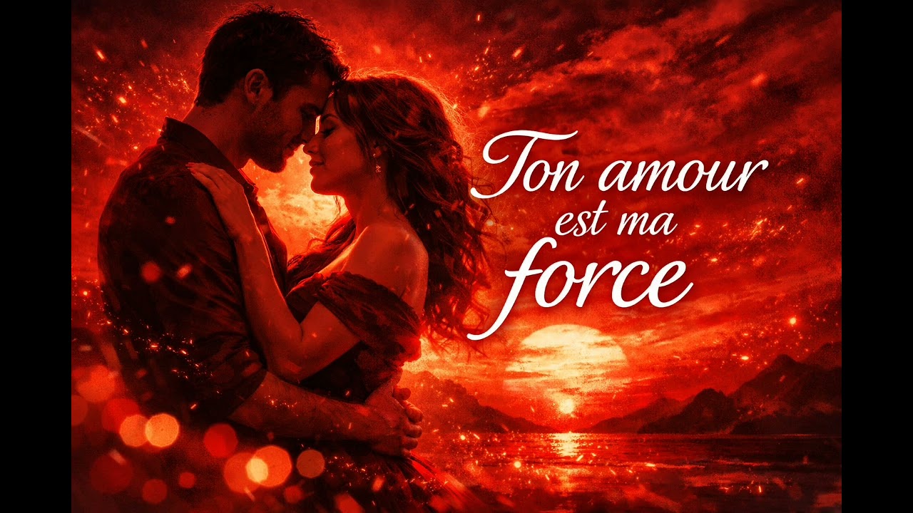 Ton amour est ma force❤️(Paroles 🎤, chanson d'amour, Musique romantique française ❤️🎧)