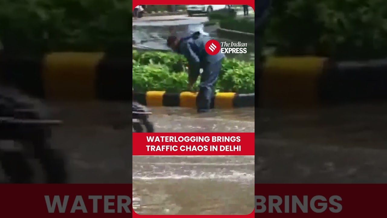 Heavy Rains Hit Delhi; Waterlogging Reported at BD Marg and Other Areas