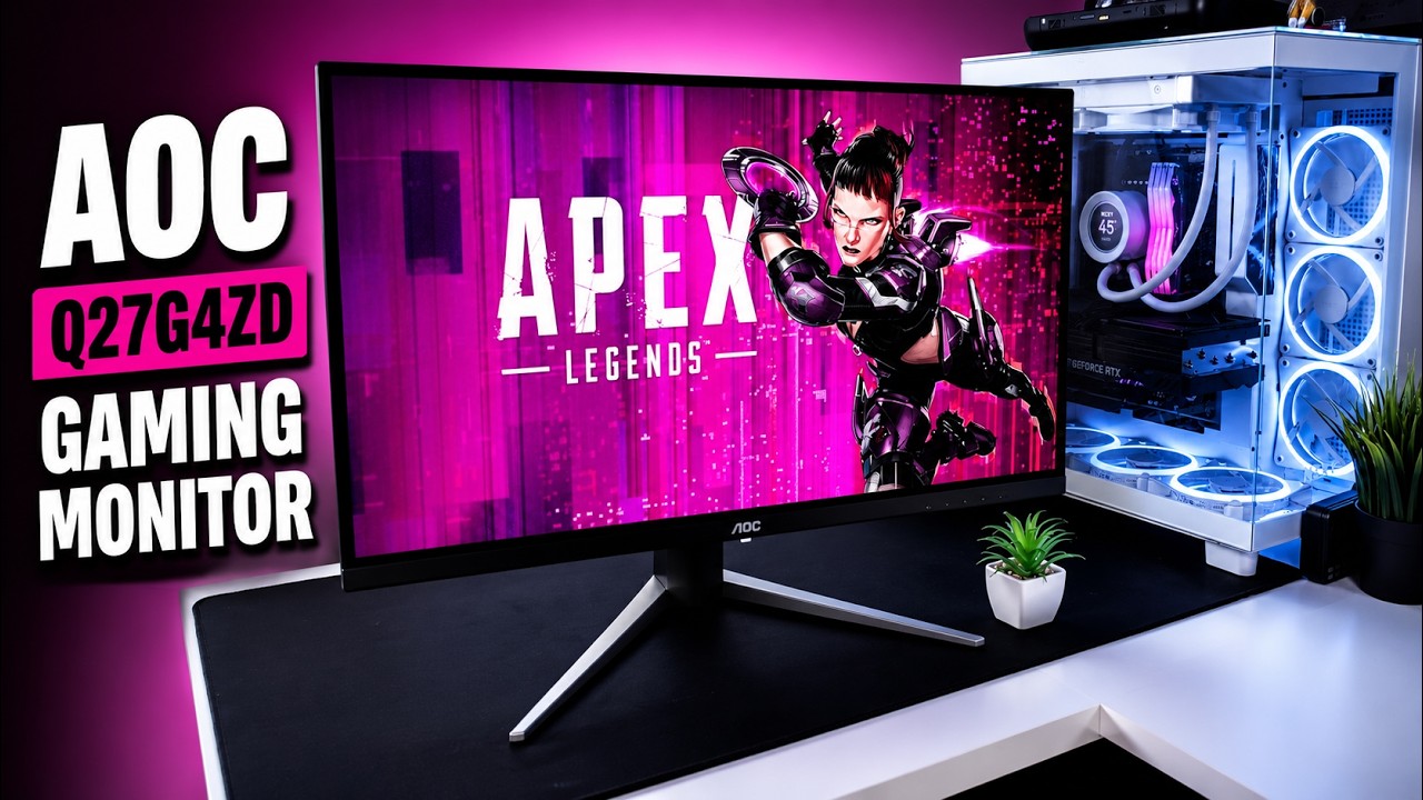 Обзор AOC Q27G4ZD &mdash; лучший игровой QD-OLED монитор дешевле &pound;600?