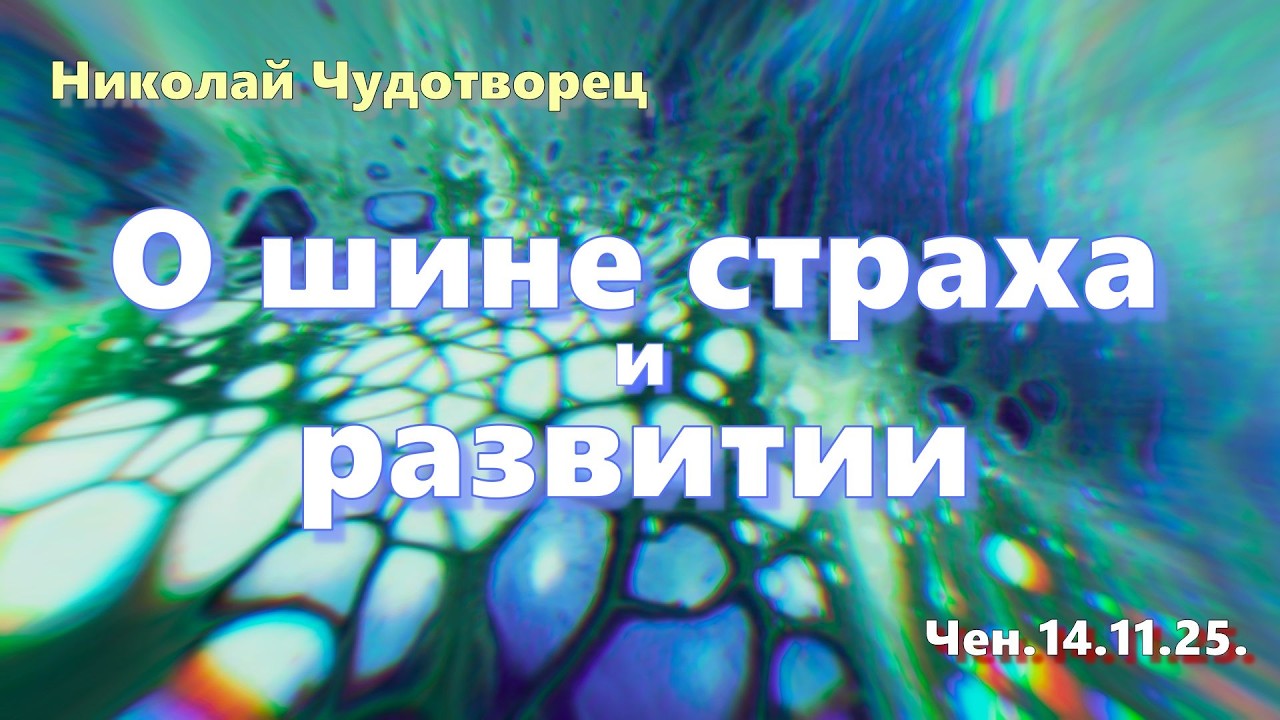 Софоос.Чен.14.11.25. Николай Чудотворец. О шине страха и развитии.