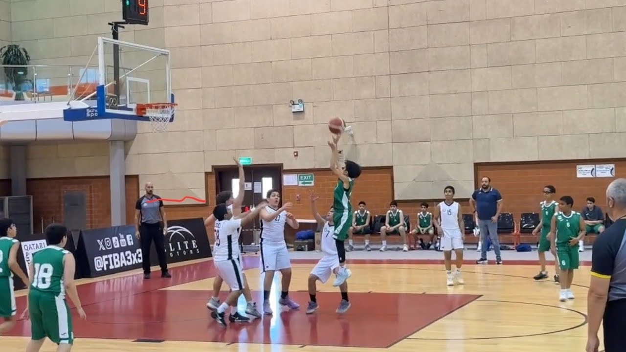 Al Ahli vs Al Sadd (2nd Quarter) - Qatar Basketball Federation U14