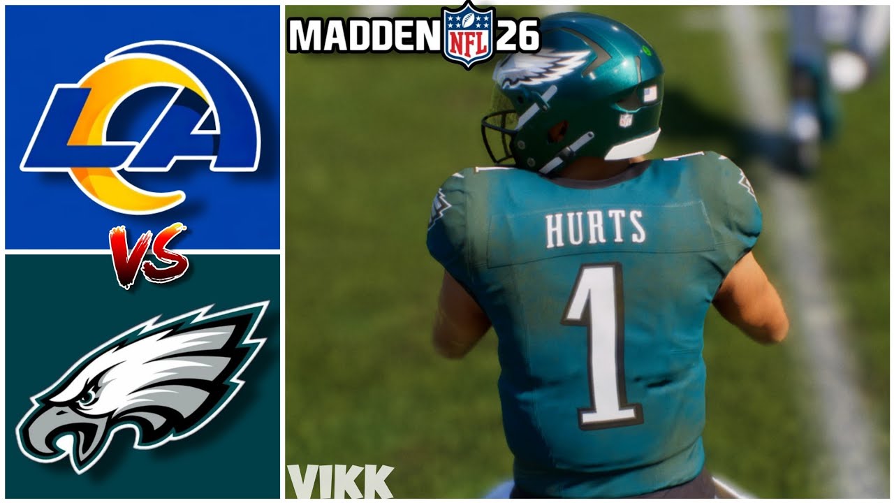 Rams vs Eagles Week 3 Simulation (Madden 26)