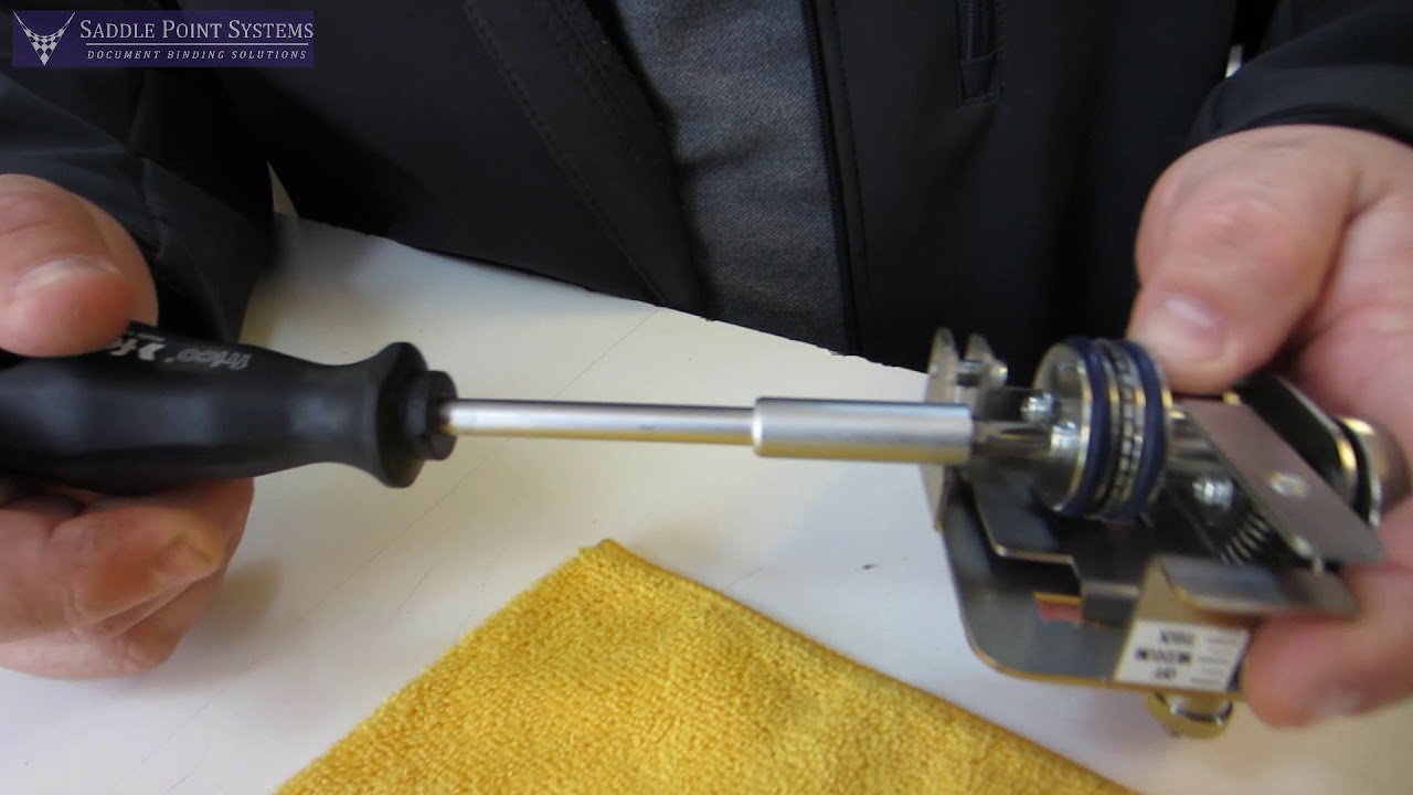 How To Change Perforating Wheels on MBM Automatic Folders