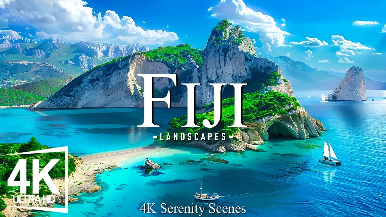 4K Fiji - Discovering the Turquoise Waters, Lush Islands of the South Pacific Paradise