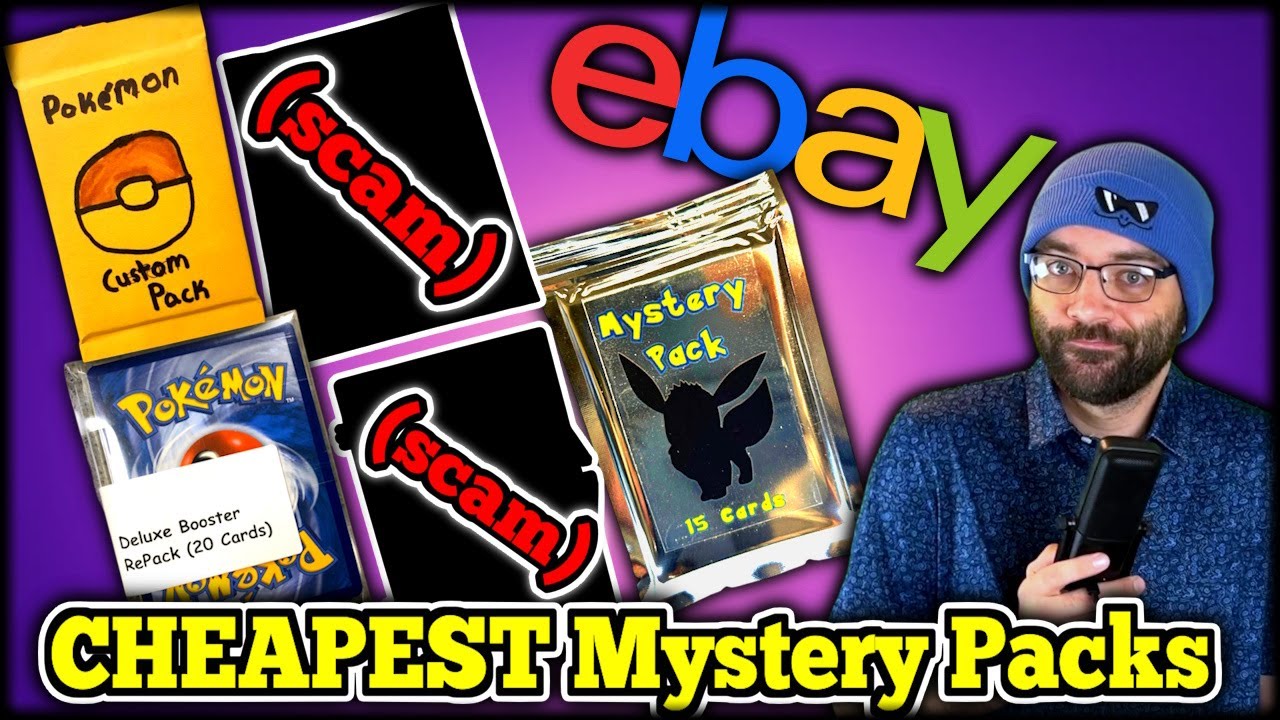 I Bought the 10 CHEAPEST Pokémon Mystery Packs on eBay... and Got Scammed Again