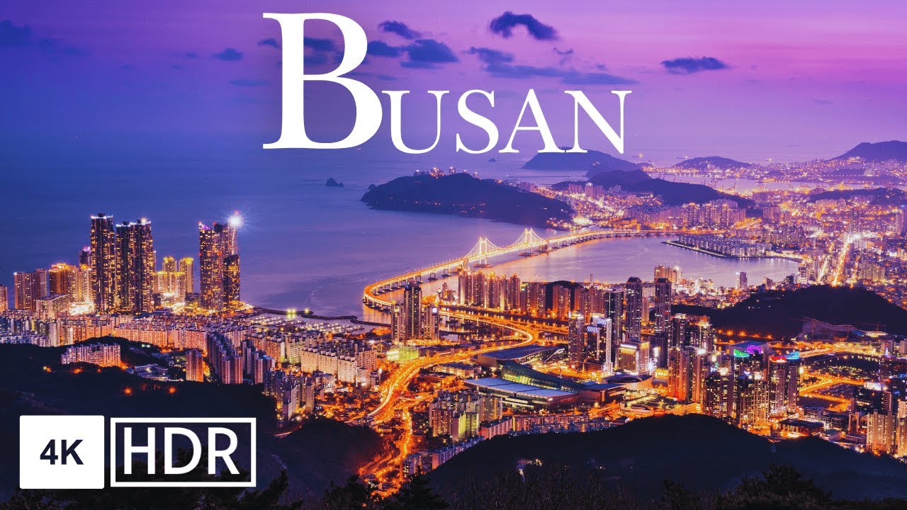 Busan, South Korea 🇰🇷 4K HDR 120 FPS Drone View
