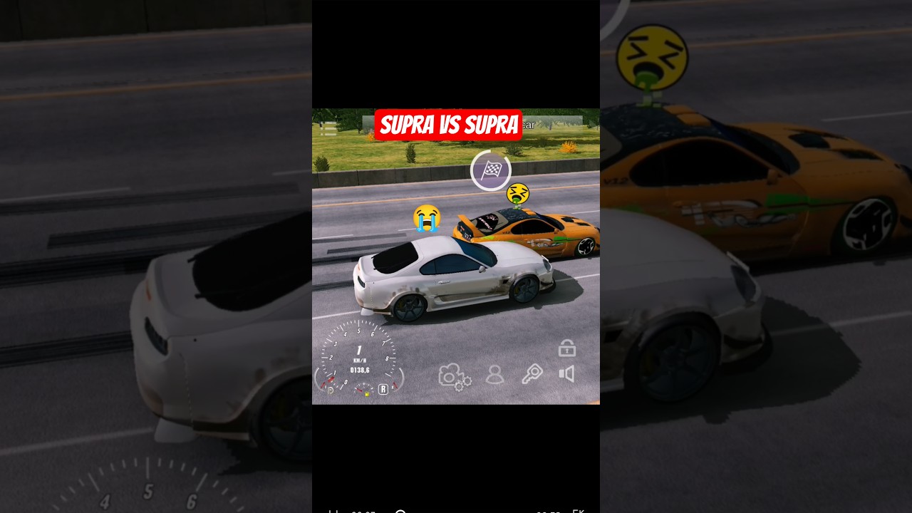 Supra mk4 ☠️ racing Troll face,Car Parking Multiplayer #carparkingmultiplayer