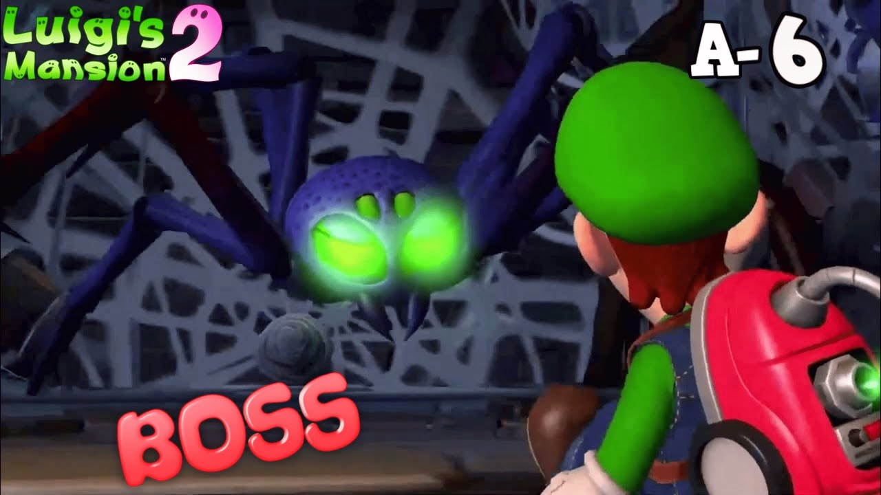 Luigis Mansion 2 HD - Mision A-6 -- The BOOS - Nintendo Switch OLED