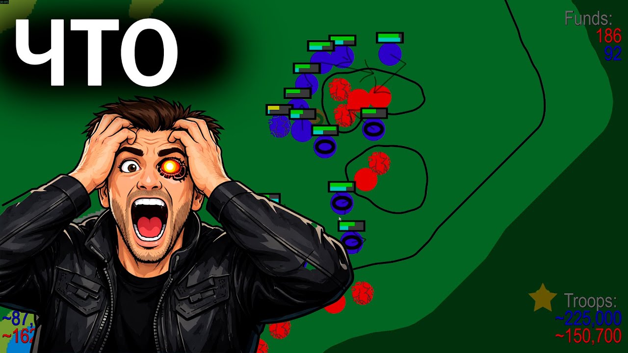 НОВАЯ ТОПОВАЯ СТРАТЕГИЯ - проходим компанию WAR OF DOTS