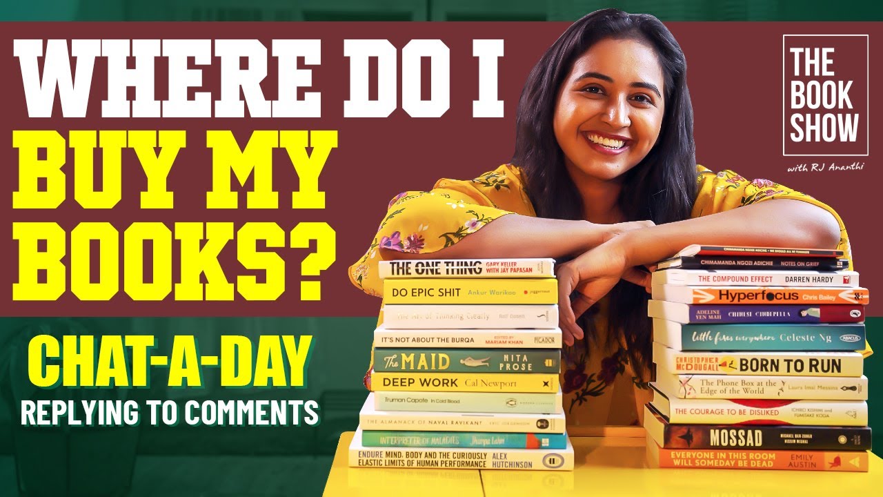 Where do i buy my books? | Chat - A - Day | The Book Show ft. RJ Ananthi