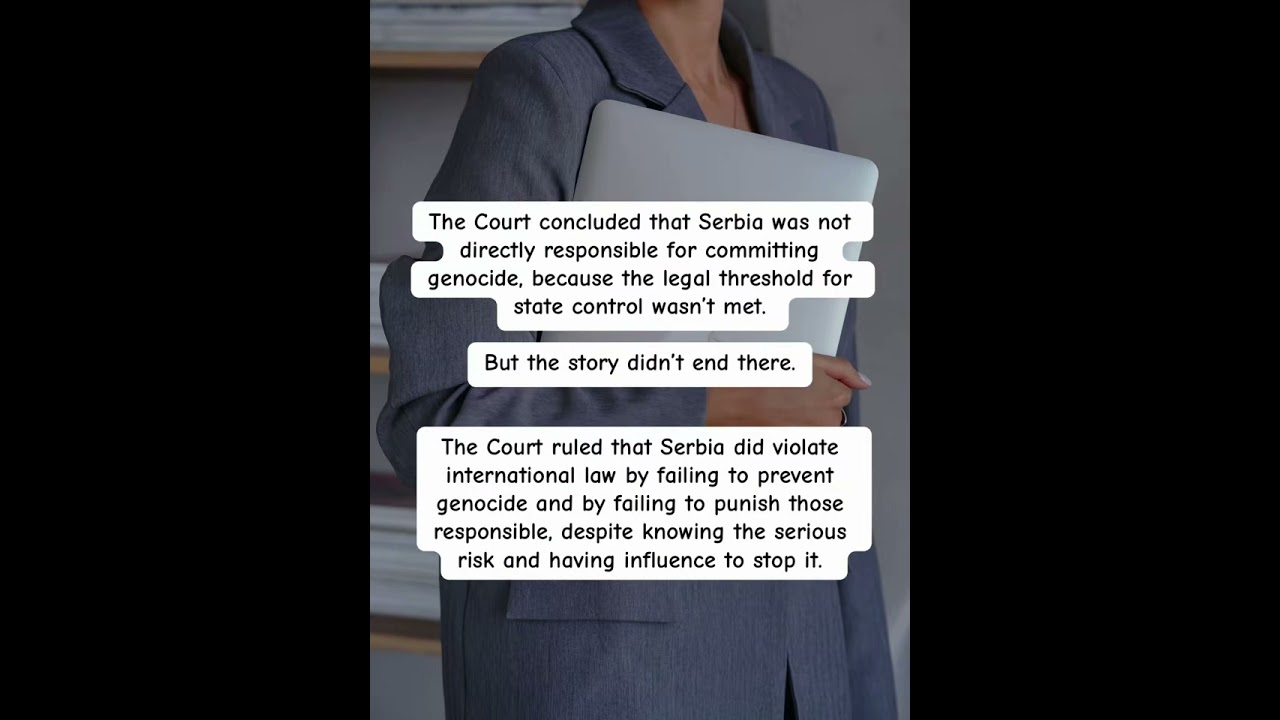 This case proved that in international law, doing nothing can still be a crime. 
