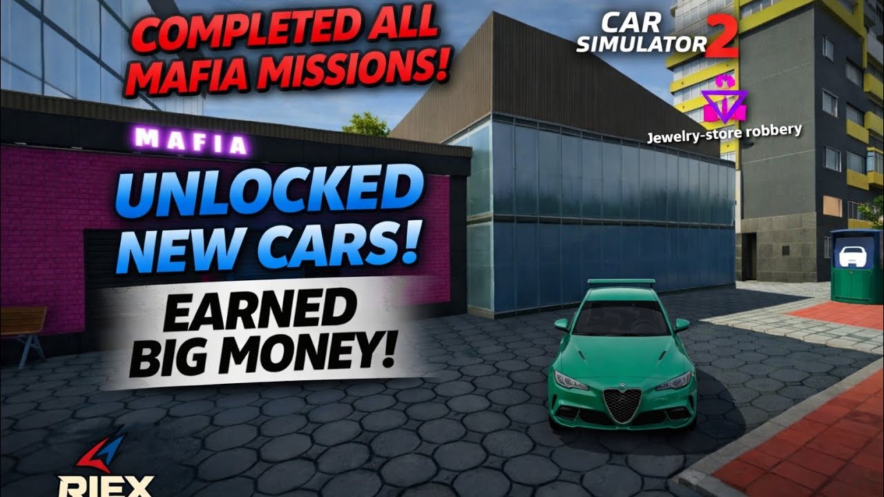 Car Simulator 2 | First Time Completing Mafia Missions 😈💰 | Unlocking New Cars 🚗🔥