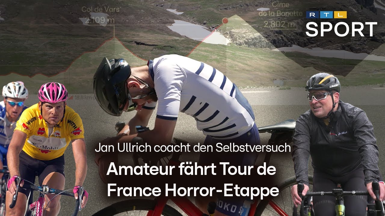 Amateur fährt Tour de France Horror-Etappe - Jan Ullrich coacht den Selbstversuch