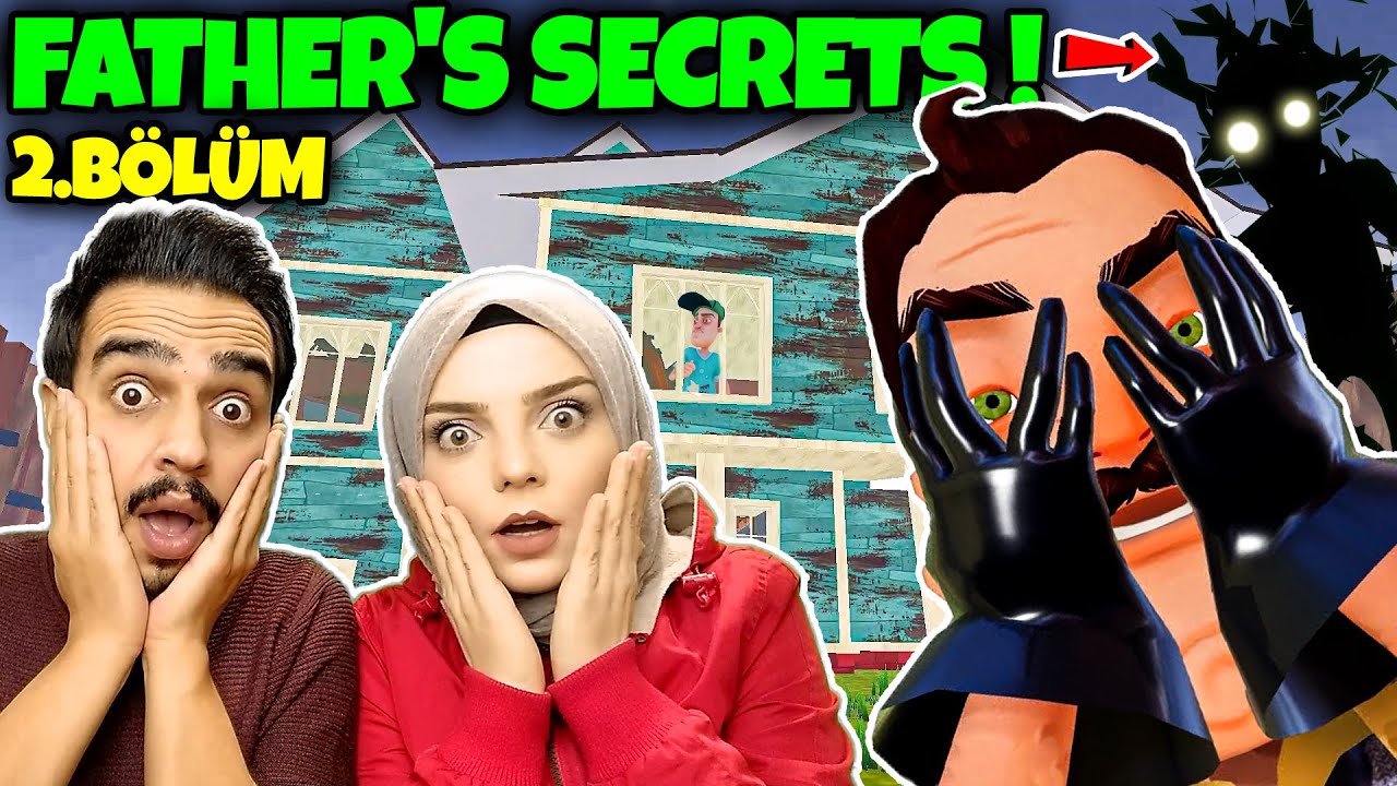 KARANLIK HAYALET WİLSON! BABANIN SIRLARI! | Hello Neighbor Mod