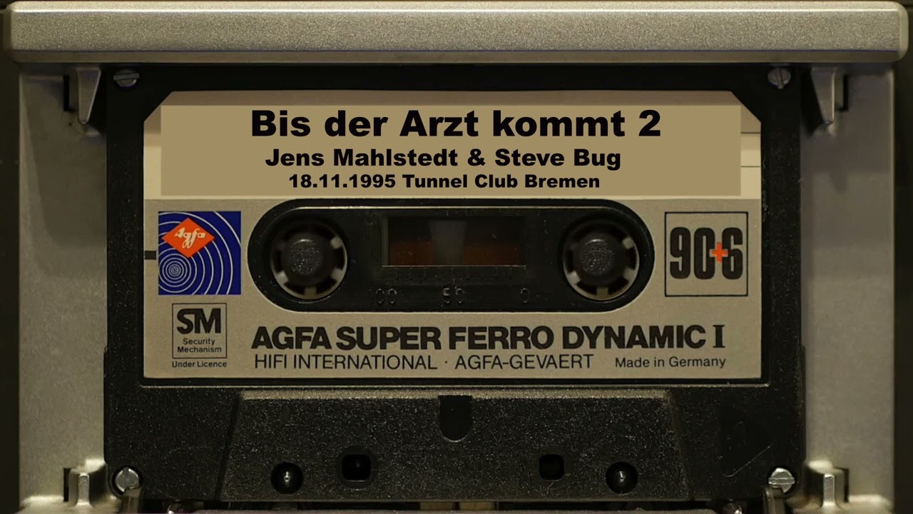 90s Techno /House  /Jens Mahlstedt & Steve Bug / Bis Der Arzt kommt 2 Party /Tunnel Bremen 18.11.195