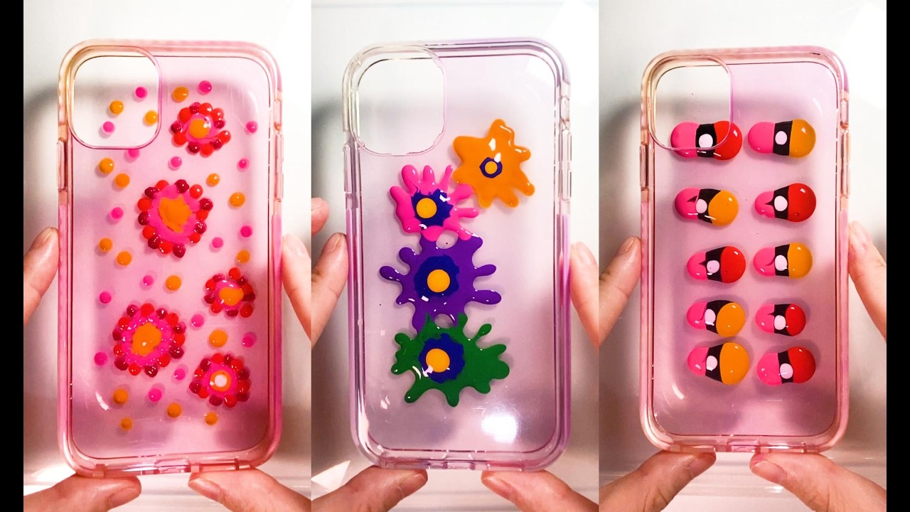 Relaxing DIY Phone Case Painting 🎨📱 | Satisfying Art & Design