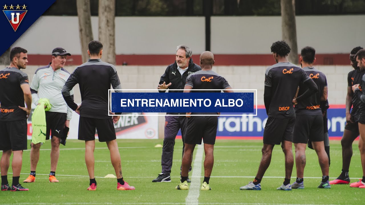 Entrenamiento albo, con la mente en Atl. Paranaense
