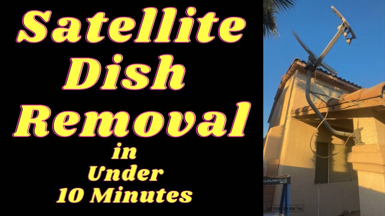 Satellite Dish Removal in Under 10 Minutes