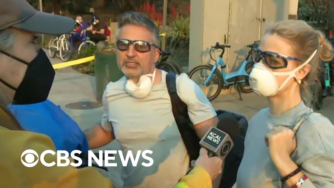 Amid L.A. fires, some Pacific Palisades residents briefly return home to see what's left