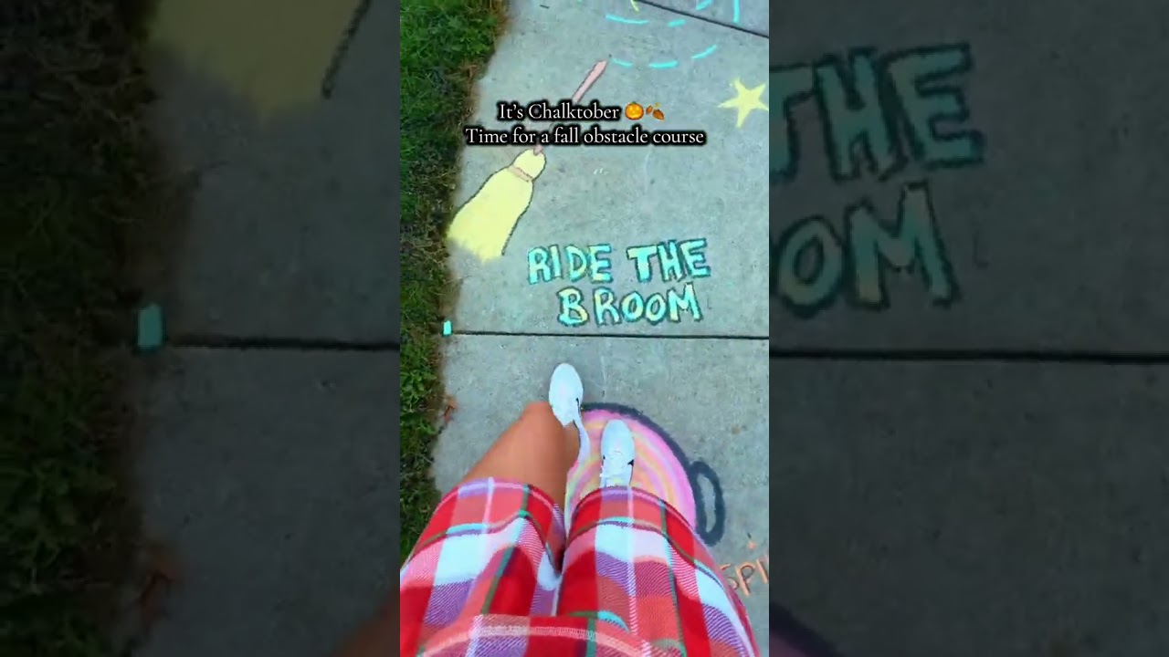 &ldquo;Chalktober&rdquo; Fall Obstacle Course #mom #halloween #classroommanagement #classroomsetup #diy