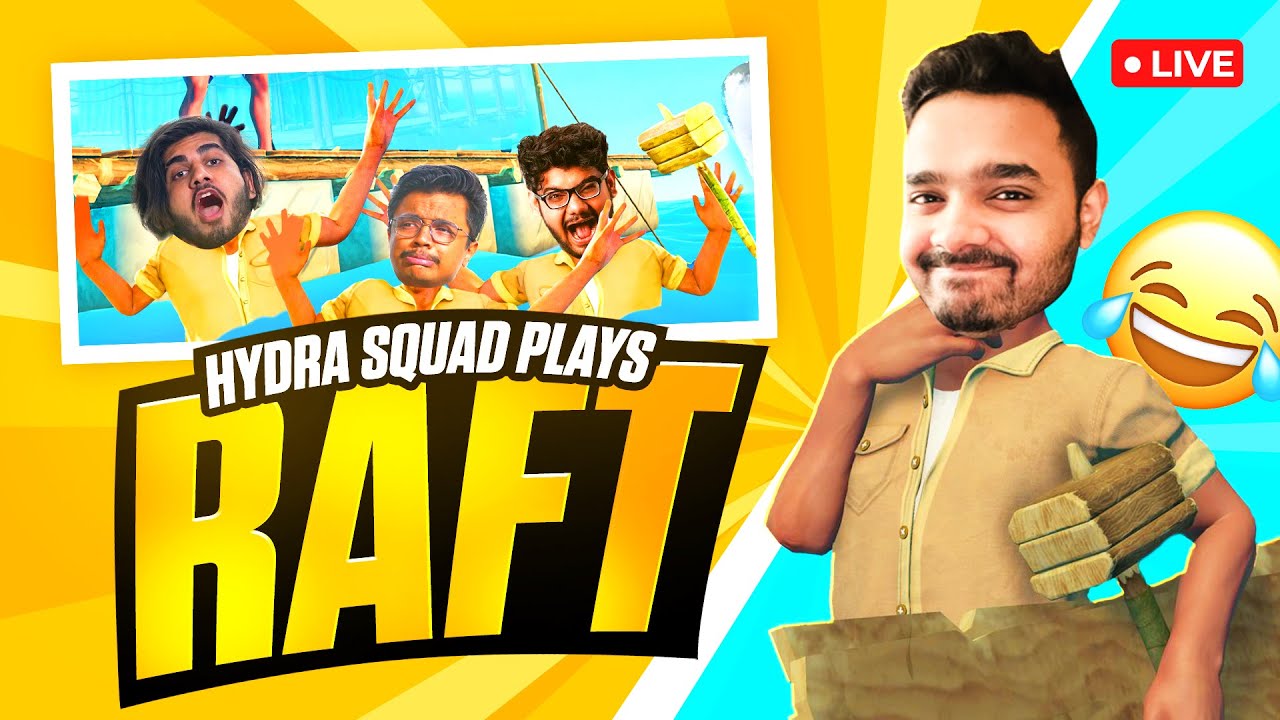 RAFT WITH H¥DRA SQUAD 🐉 l THE STORY CONTINUES l REACTION STREAM ON LOCO !L