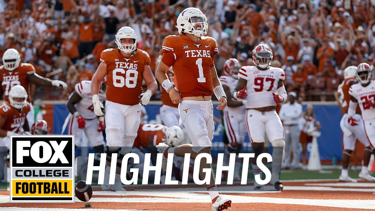 Hudson Card leads No. 21 Texas to 38-18 win over No. 23 Louisiana in debut | HIGHLIGHTS | CFB ON FOX