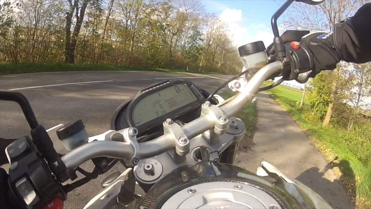 BMW HP2 Megamoto wheelie attempts
