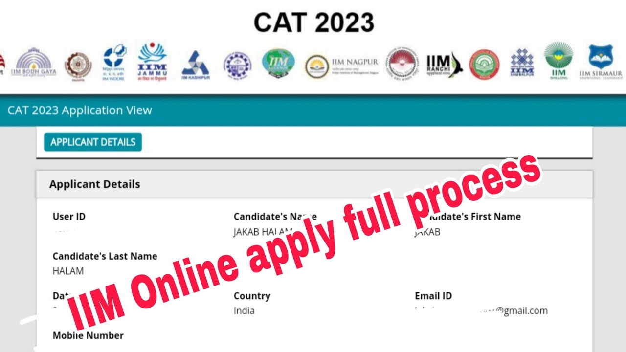 CAT 2023 Notification (Out) Exam Date, IIM CAT Online Registration Online apply kaise bhare 2023