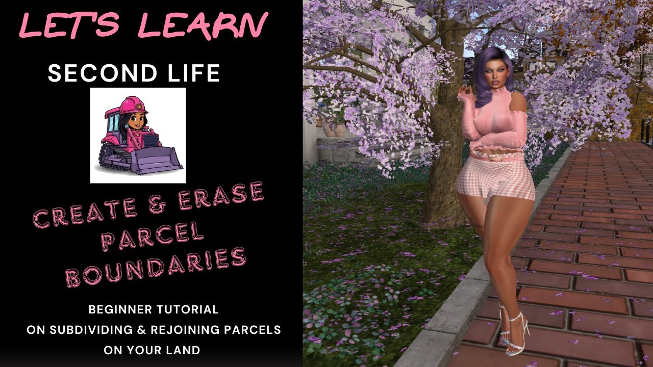 ✏️ Давайте учиться | Second Life | Как создавать и удалять границы участков (редактировать параме...