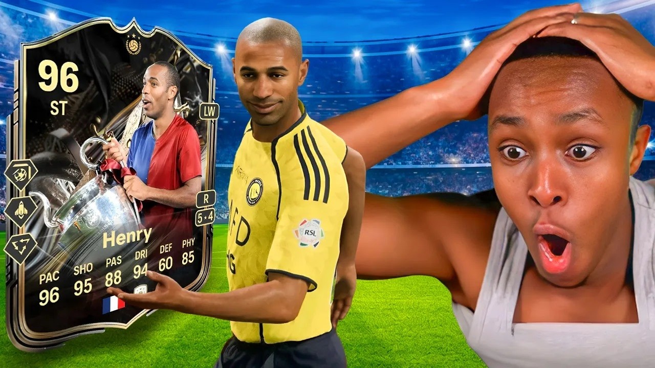 96 TROPHY TITAN ICON THEIRRY HENRY IS UNSTOPPABLE!