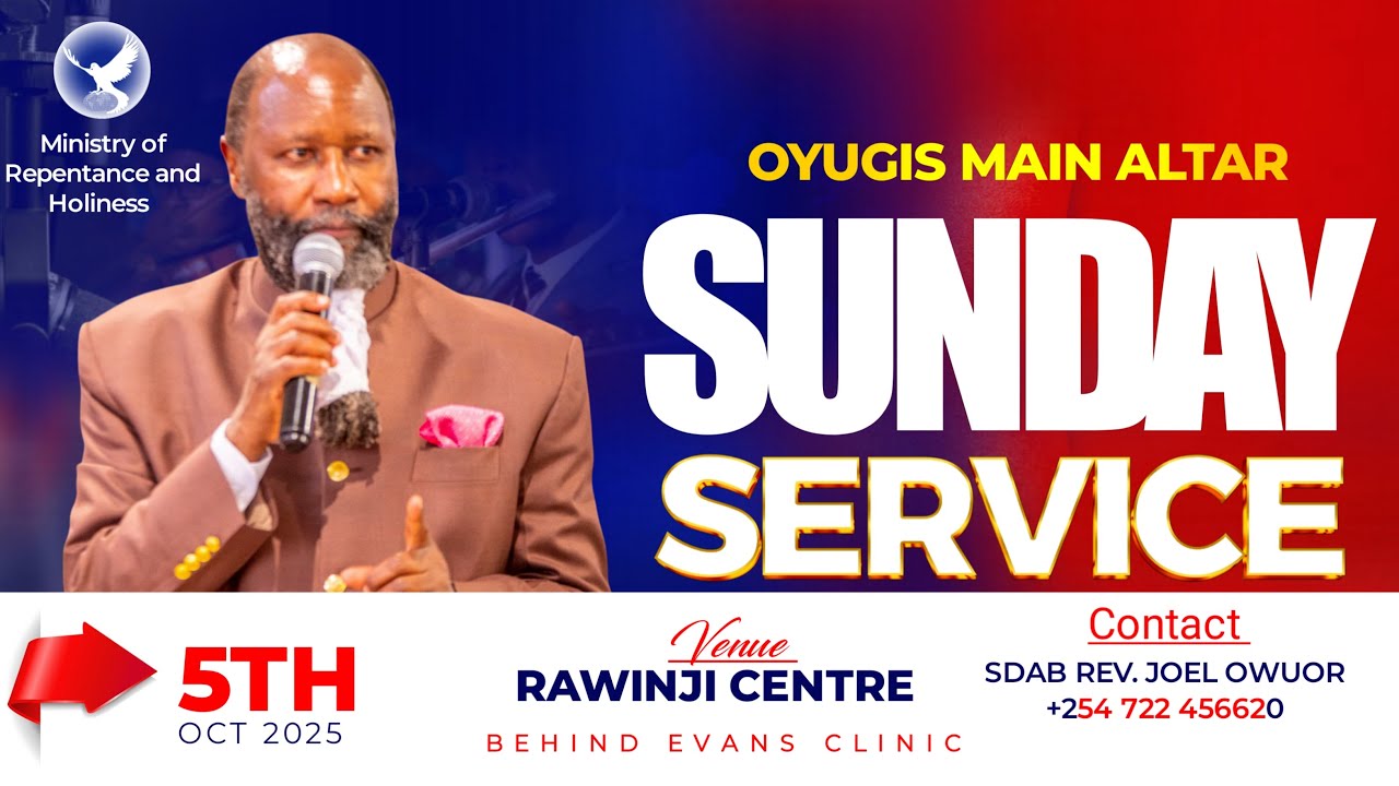 OYUGIS MAIN ALTAR SUNDAY SERVICE   II 5TH NOVEMBER 2025.