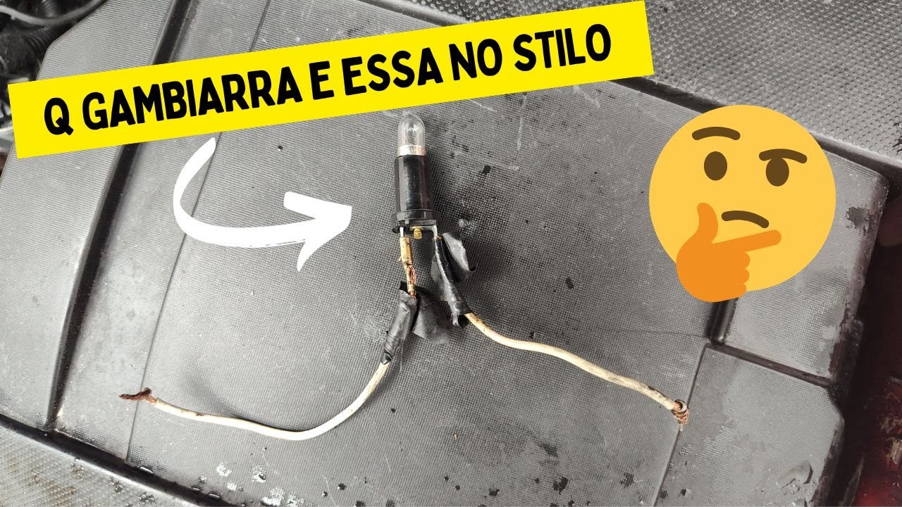 Gambiarra no stilo, resolvido e direção voltou ao normal, Problema elétrico no fiat stilo