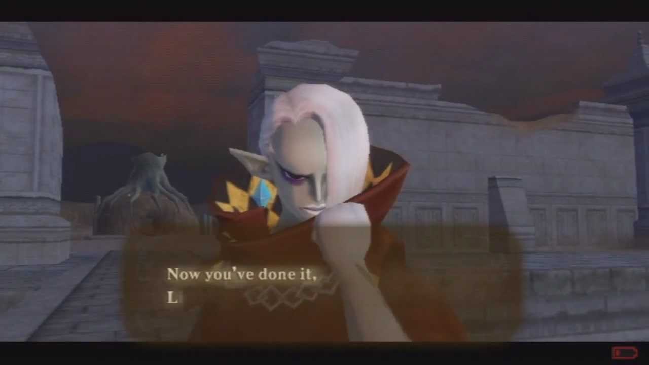 The Legend of Zelda Skyward Sword Goddess Harp and Ghirahim