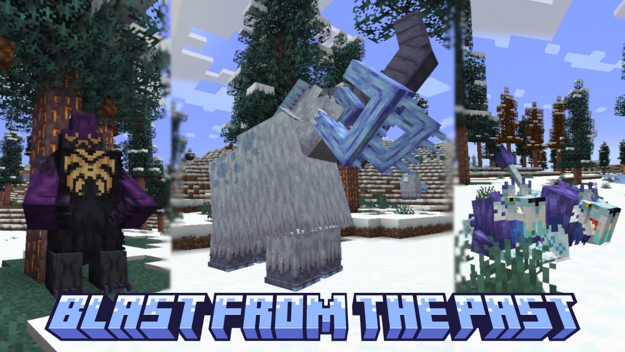 Ice Age Biome! | Blast from the Past Minecraft Mod Showcase (1.20.1)