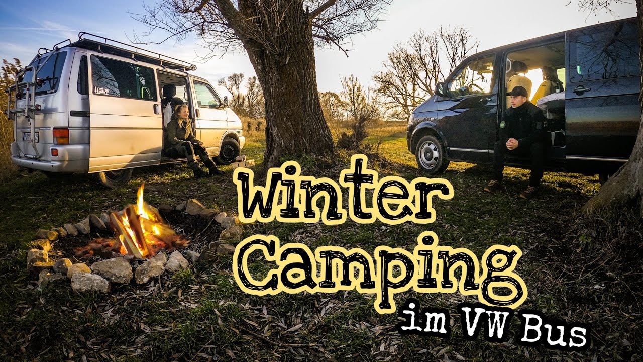 Winter Camping im VW Bus - Übernachten ohne Standheizung