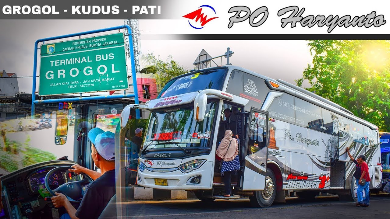 Drivernya Juga YUTUBER! 🤣 Naik Bus Artis PO Haryanto Paradise Jakarta - Pati PART 1